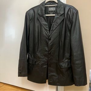 Vintage Oversized Leather Jacket